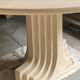 Table Carlo Scarpa in travertine
