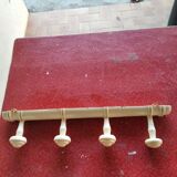 Wooden coat rack