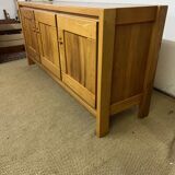 Vintage elm sideboard by Maison Regain editions