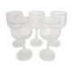 Ensemble de 5 verres à eau en cristal
