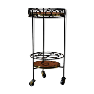 Table desserte range bouteilles