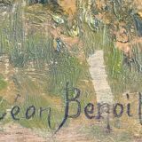 HSP painting "Forest Edge" by Léon Benoit (19th-20th century)