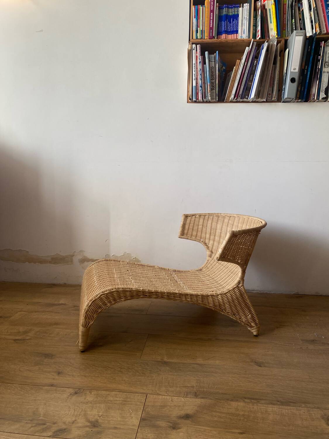 Ikea Savo rattan chaise longue