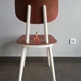 2 vintage Czech wooden chairs, Ton ex Thonet, 1960