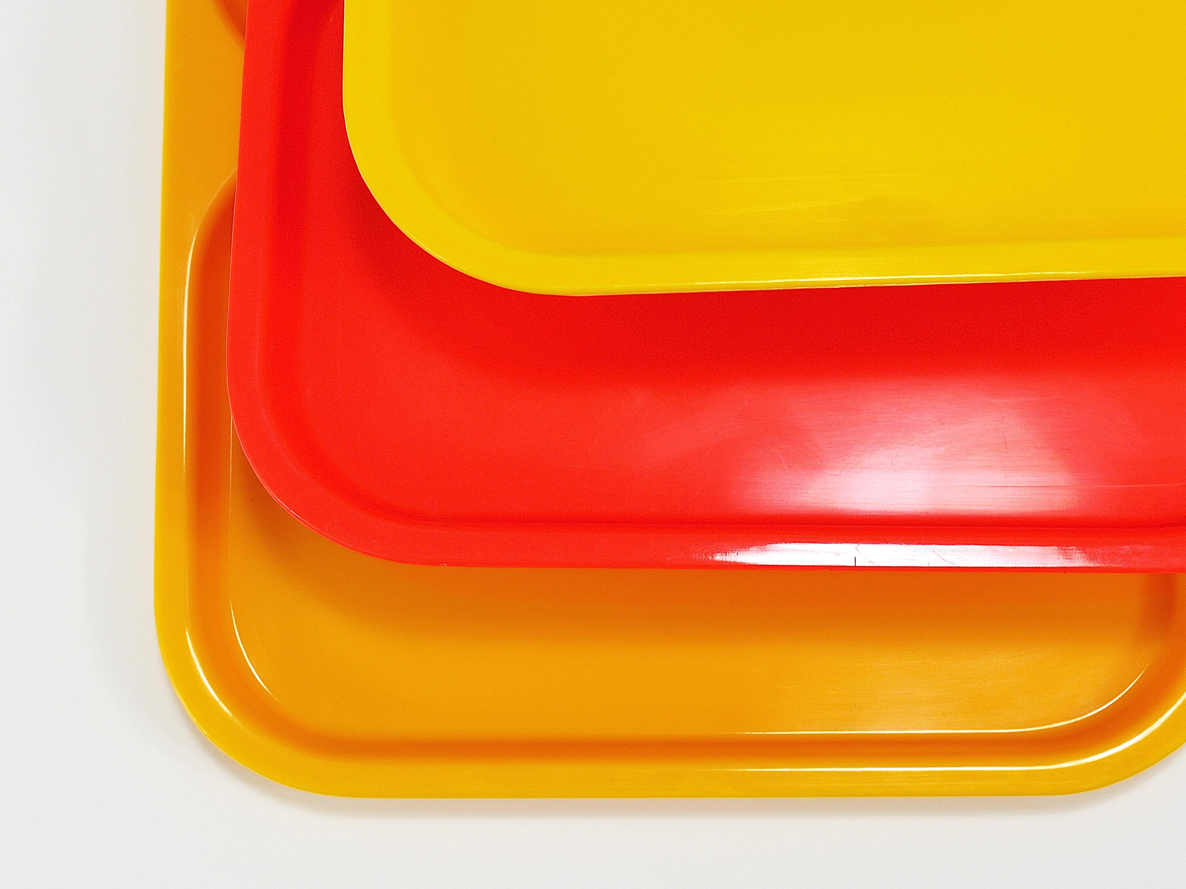 3 sets of Amboss Party Palette & spork, plate & spoon & fork, Austria, 1970s