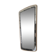 Large asymmetrical free-form mirror from the 70s 43x80cm