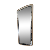 Large asymmetrical free-form mirror from the 70s 43x80cm
