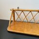 1970s rattan wall shelf