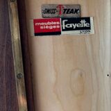 SwissTeak solid teak secretary from the 60s