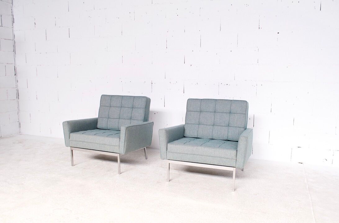 Pair of armchairs, model 67 A, by Florence Knoll, 1966, Knoll International publisher