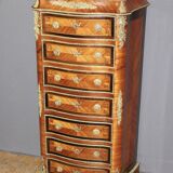 Napoleon III secretary in marquetry and bronze 19th century