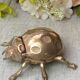 Bronze ladybug ashtray, 1960s