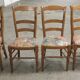 Chaises rustiques salle à manger