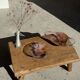 Contemporary pink blown glass bowl Carlos Vieira D21