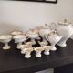 Luxury service of 16 pieces in pearlescent art porcelain - Signed DR PERLA, 1991