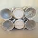 6 Tams England checkered mug cups