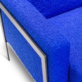 Electric blue armchair
