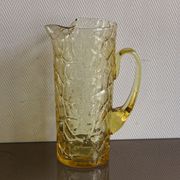 Pichet en verre froissé