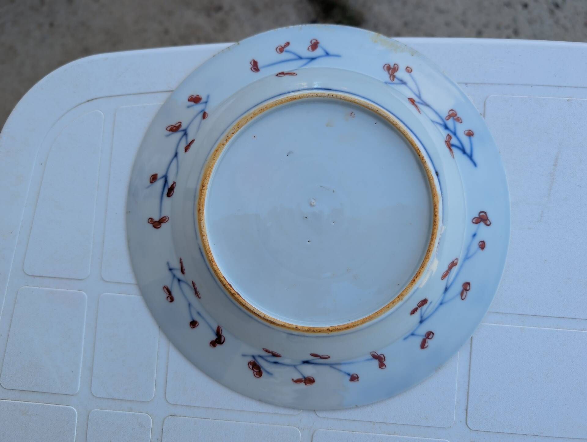 Chinese plate Imari decoration