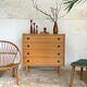 Vintage chest of drawers in chene