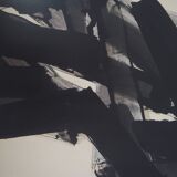 Pierre soulages: ink 1961 - original signed poster