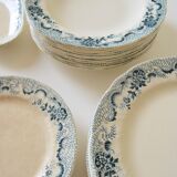 FT Badonviller earthenware Dinnerware model Colbert