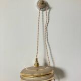 Granite globe portable lamp