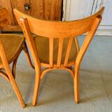 Set of four vintage bistro chairs