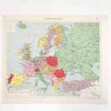 Carte Europe 1950
