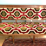 Period sofa restoration.silk velvet f.borghy for the house stone frey