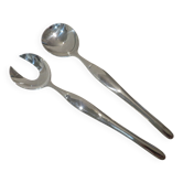 Christofle Duo silver-plated serving spoon and fork
