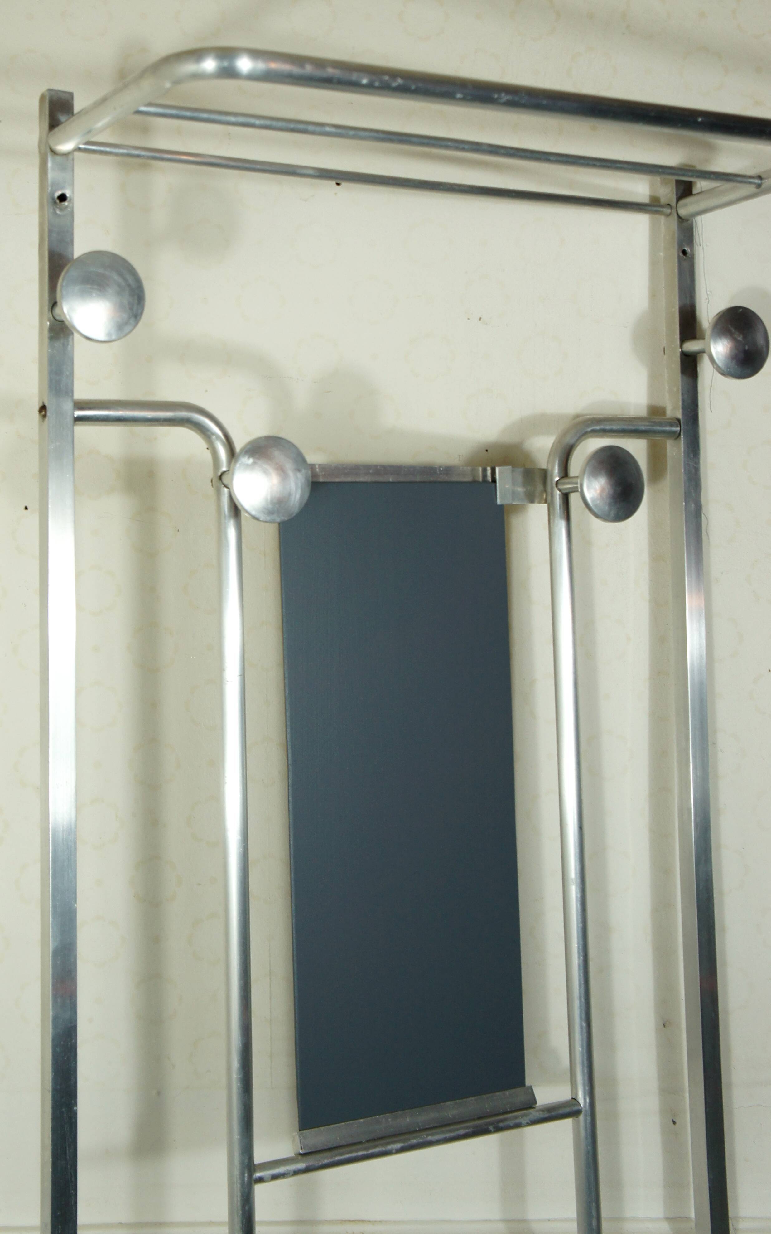Coat rack wardrobe art deco tinplate 1930