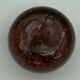 Biot sulfide glass 1970 purple red paper press