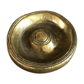 Brutalist brass ashtray