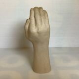 Hand-shaped candle holder