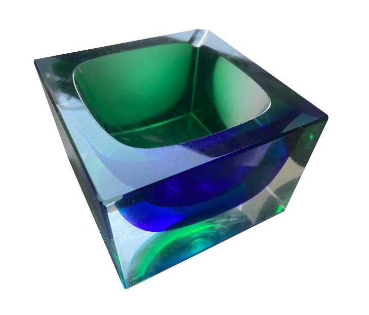 Ashtray • Empty Pocket • Murano • Sommerso • 1960