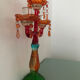Candlestick glass tassels colors baroque chandelier