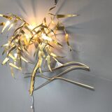 Palm tree wall light by Daniel D'Haeseleer, 1970s