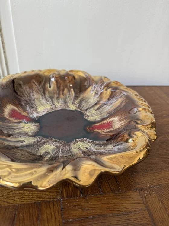 Vallauris style decorative plate