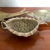 Brass fish ashtrays