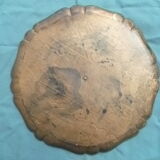 Florentine tray in painted wood, vintage