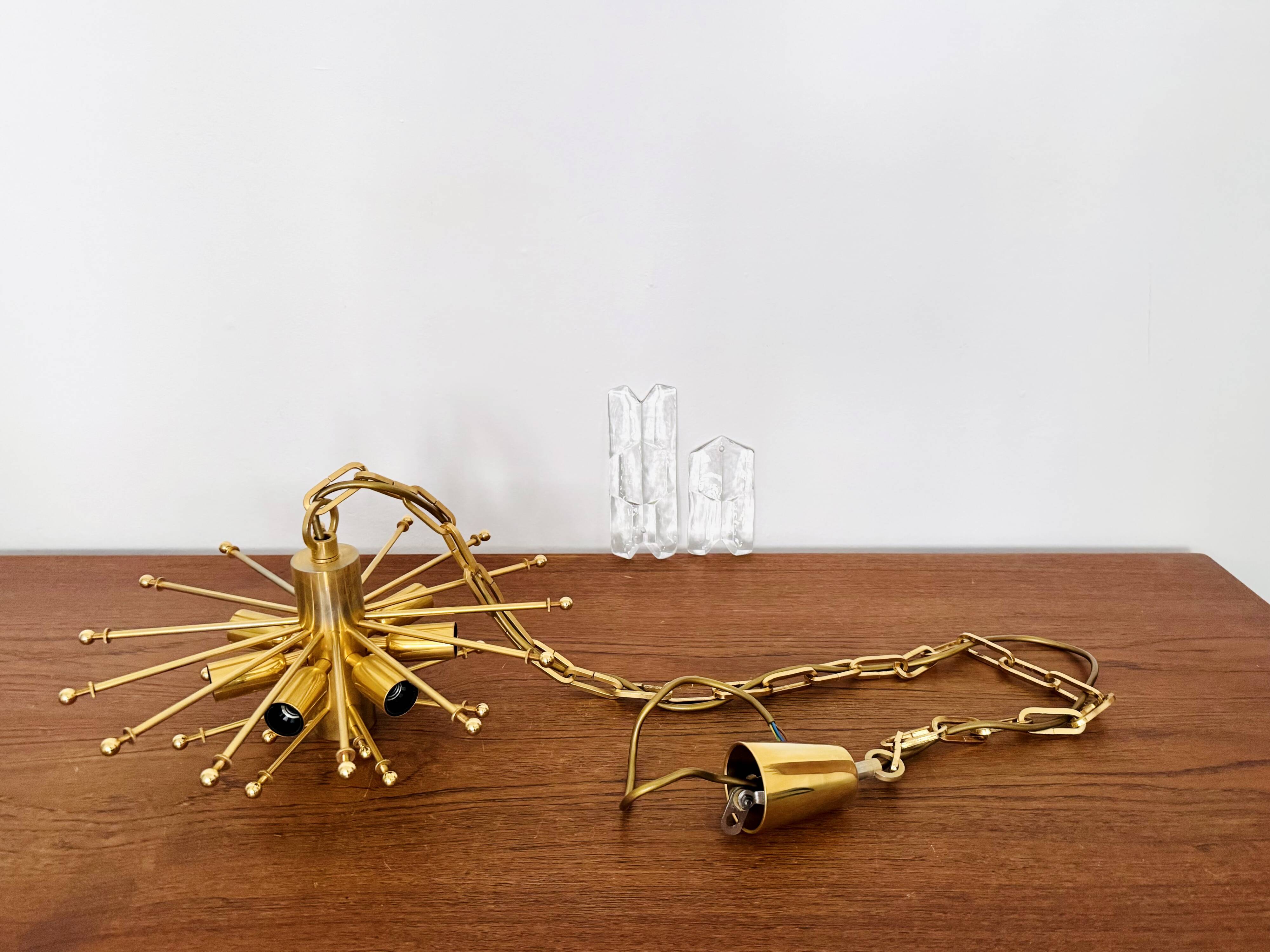 Palazzo Ice Glass Chandelier by J.T. Kalmar