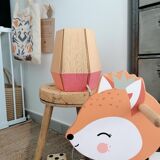 Table lamp woven in cotton thread