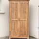 Armoire parisienne panneautée en bois brut, 1930