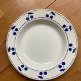 Fruit bowl decorated with blue cherries