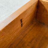 Old inlaid chest of drawers Louis XVI 3 drawers 19th