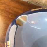 blue and gold Ricard advertising ashtray, ceramic