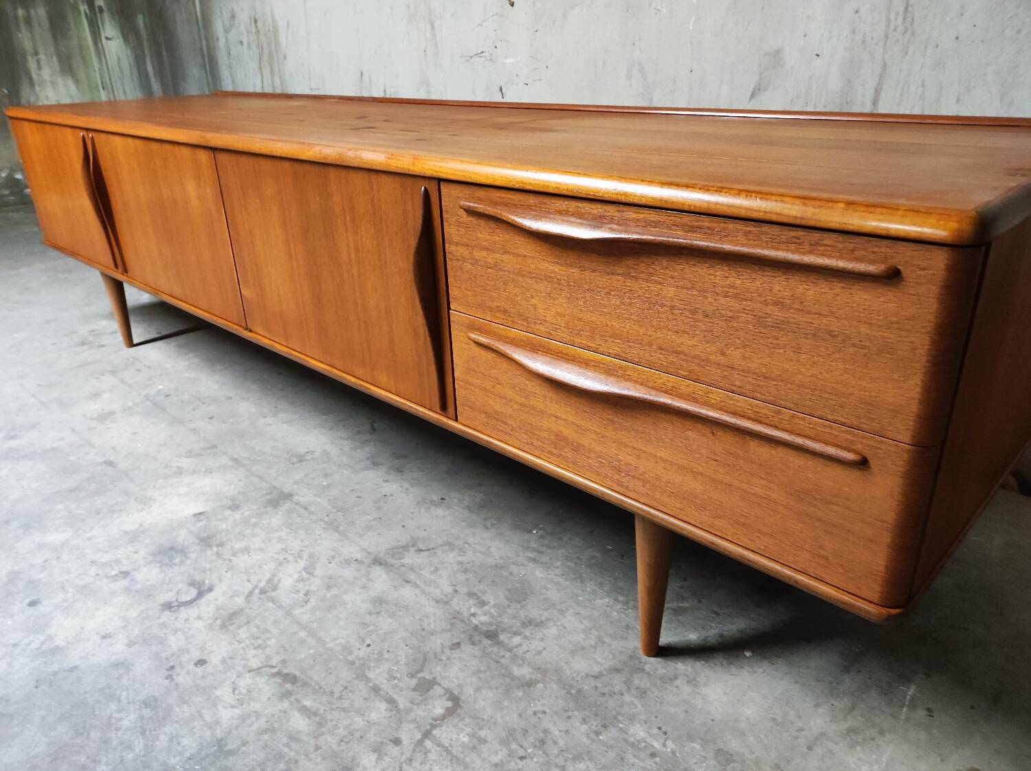 Vintage Scandinavian teak sideboard