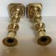 Pair of brass candlesticks
