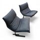 Chaises longues Onda Wave en design italien vintage par Giovanni Offredi / Saporiti des années 1980